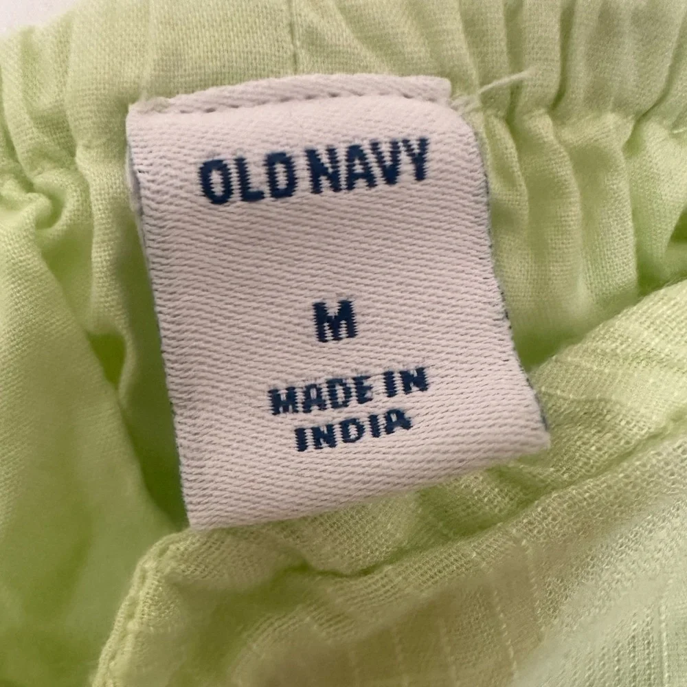 Old Navy Sleeveless Tiered Dobby Swing Dress – Women’s Medium – Light Green